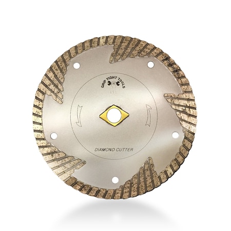 Grip Tight Tools 10 in. Premium Deep Turbo Cut Diamond Blade, 3PK B1540D-3